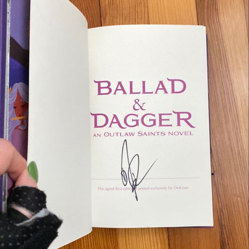 Ballad & Dagger (SIGNED)