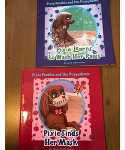 2 BOOK BUNDLE Pixie Poochie and the Puppydemic