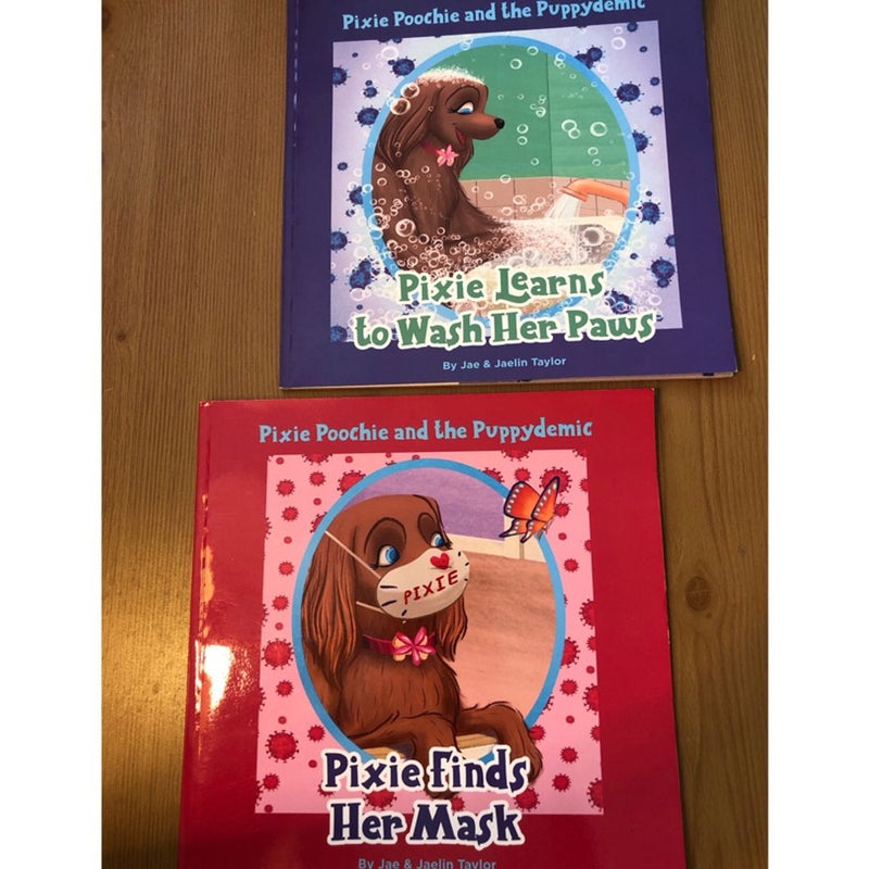2 BOOK BUNDLE Pixie Poochie and the Puppydemic