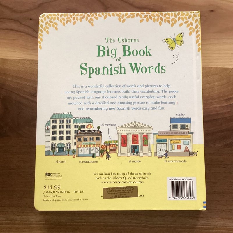 Big Book of Spanish Words IL 