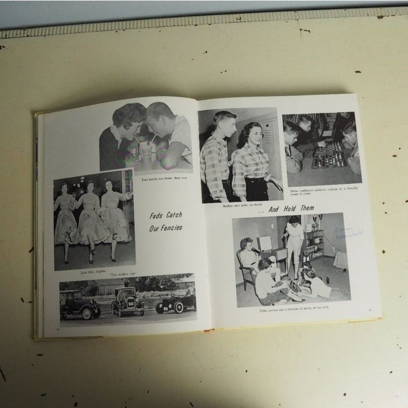 Vintage 1958 Colt Corral Yearbook