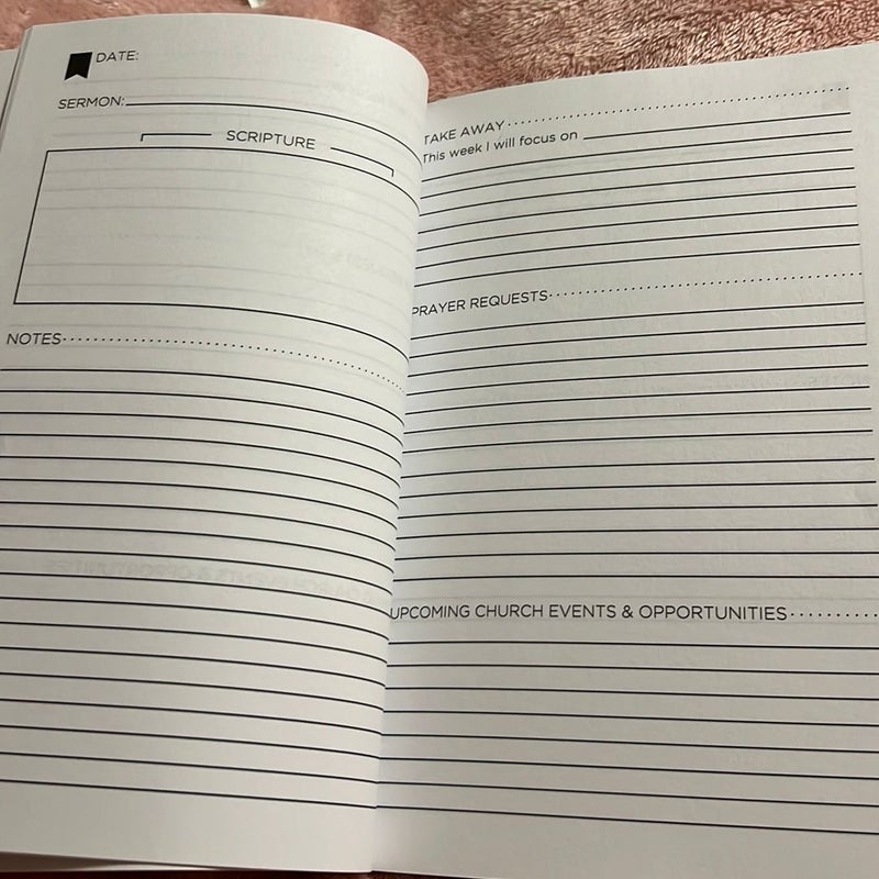 My Sermon Notes Journal: an Inspirational Worship Tool to Record, Remember and Reflect