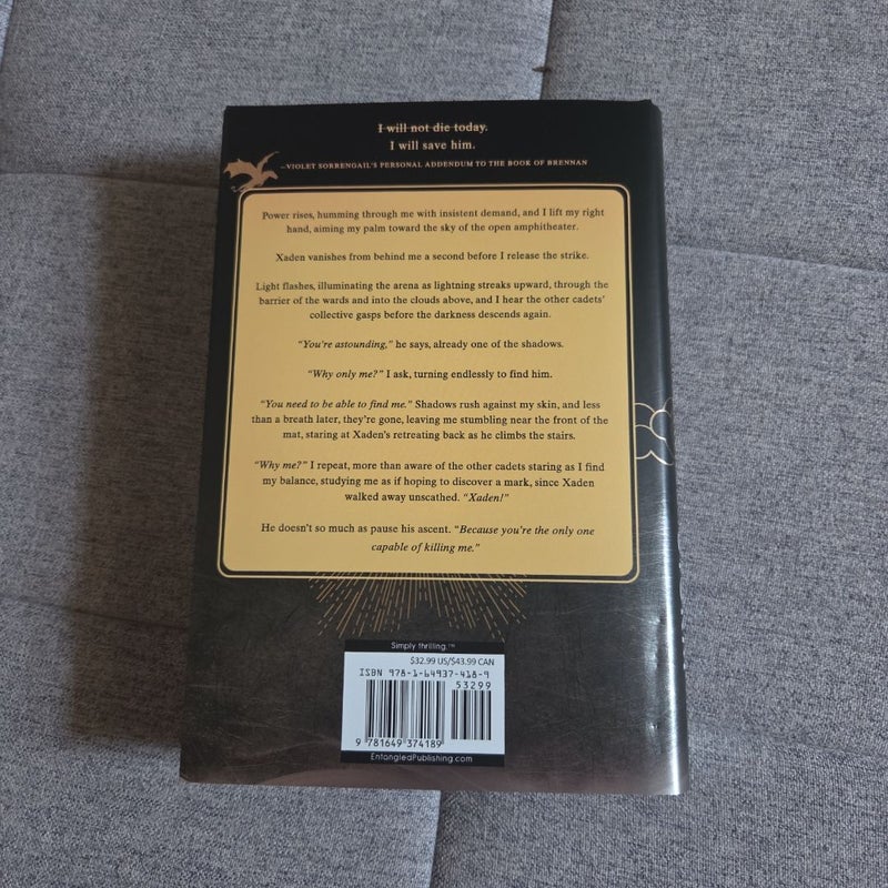 Onyx Storm (First Edition)
