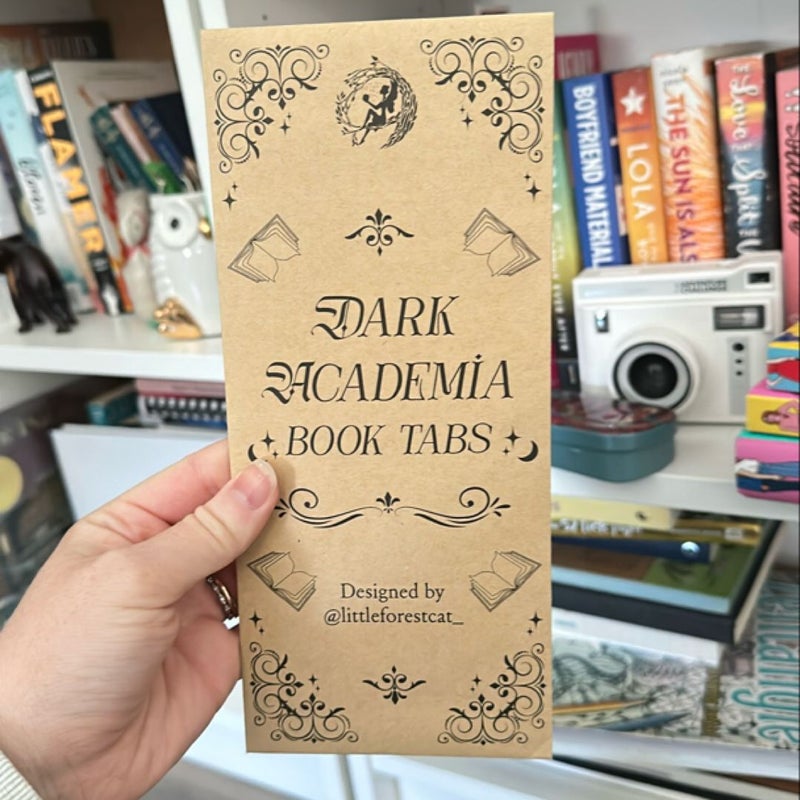 Dark Academia Book Tabs