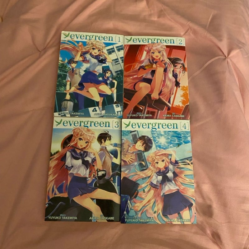 Evergreen manga complete series volumes 1-4