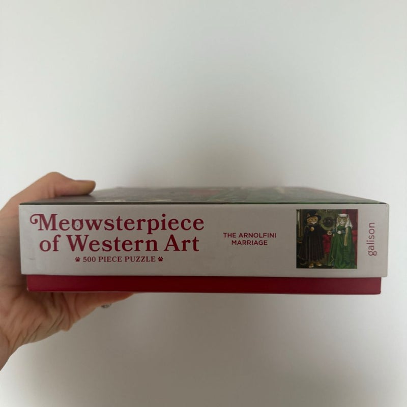 Galison The Arnolfini Marriage Meowsterpiece of Western Art 500 Piece Puzzle