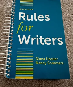 Rules for writers 