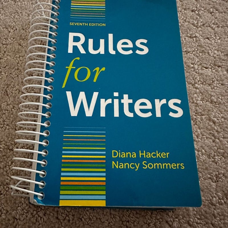 Rules for writers 