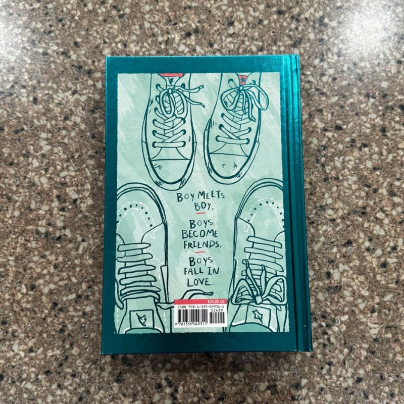 Barnes and noble exclusive hardback of Heartstopper