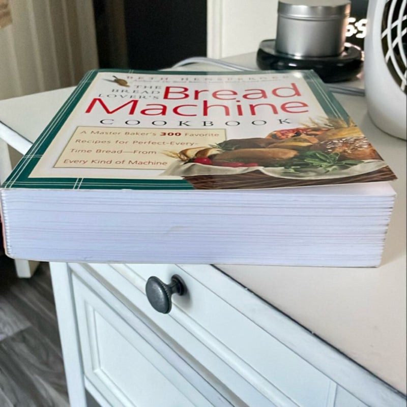 Bread Lover's Bread Machine Cookbook