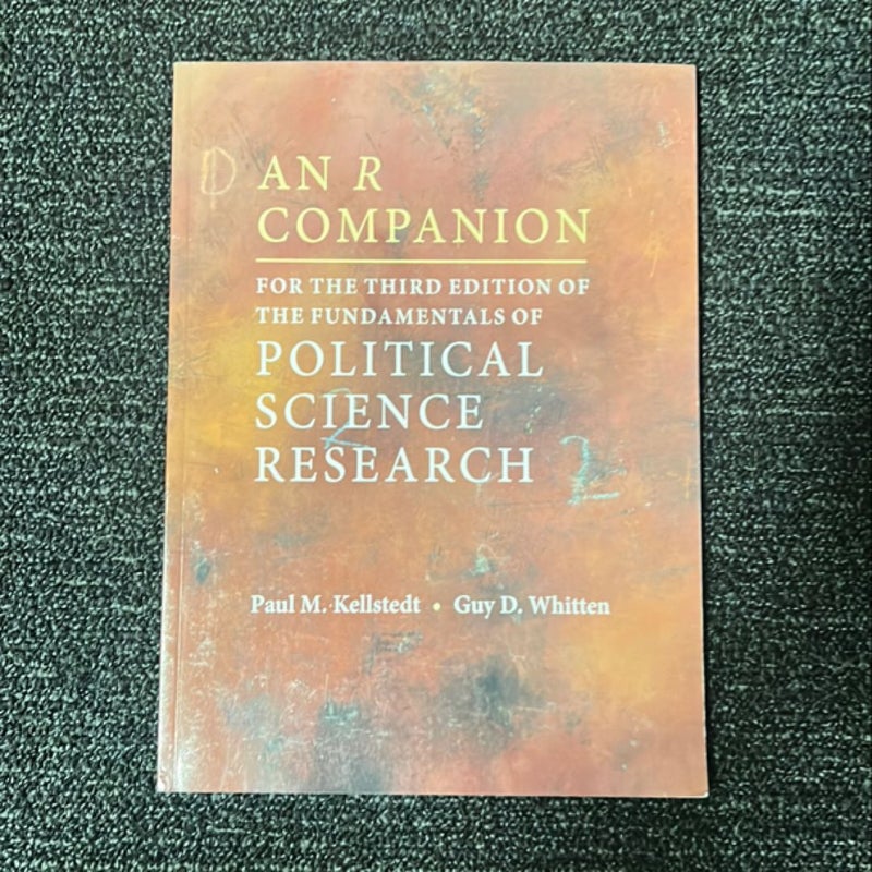 Fundamentals of Political Science Research