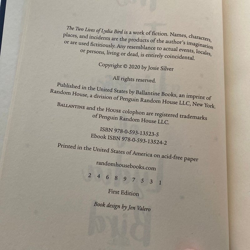 The Two Lives of Lydia Bird (FIRST EDITION)