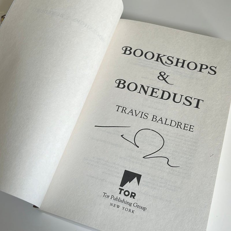 Bookshops and Bonedust Signed