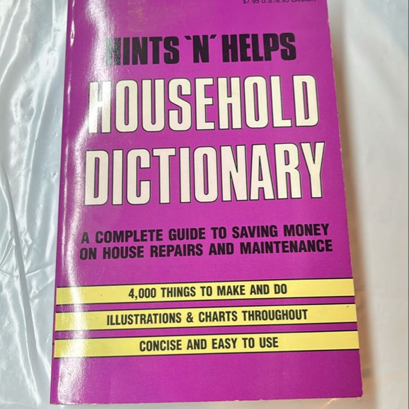 Hints M Helps Hiusehold Dictionary