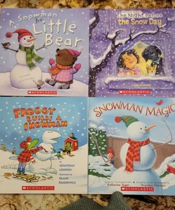 Snowman Bundle-  Snowman Magic, A Snowman For Little Bear, Froggy Builds A Snowman, The Night Before The Snow Day.