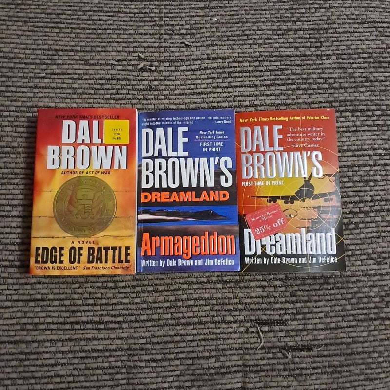 Dale Brown Bundle of 3 Paperbacks 