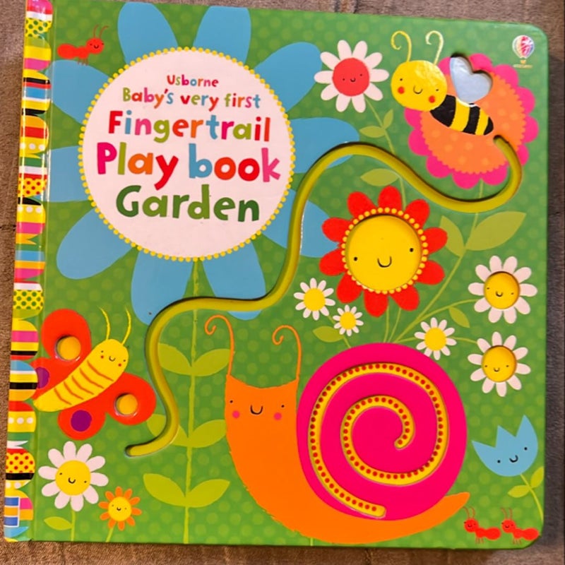 Baby’s Very First Fingertrail Play book Garden