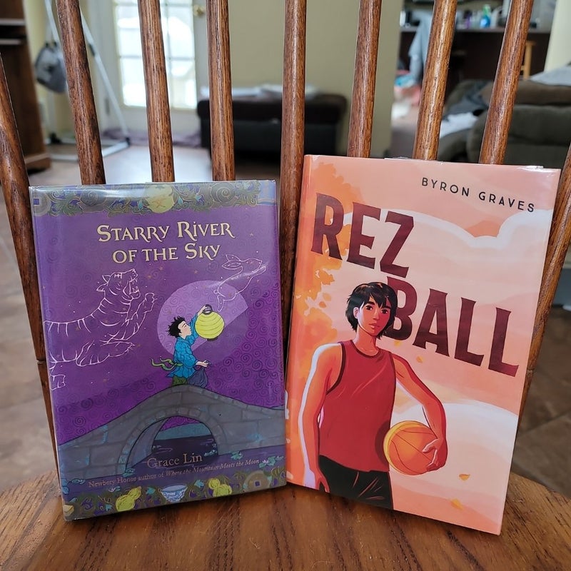 *CLEARANCE* BUNDLE (EX-LIBRARY) 1) Starry River of the Sky 2) Rez Ball [Grace Lin AND Byron Graves]