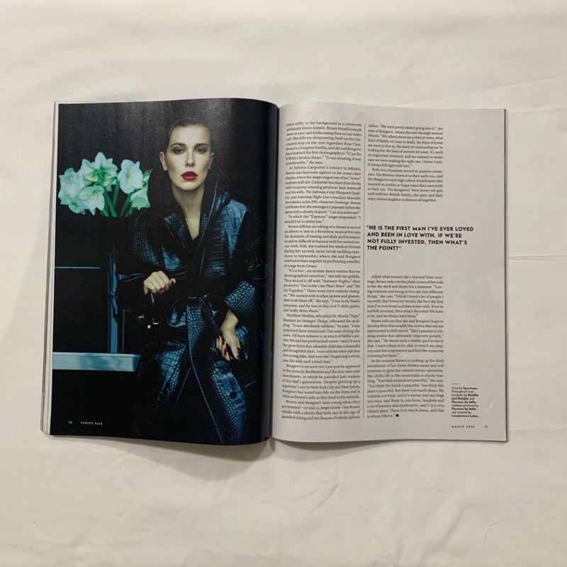 Vanity Fair Millie “Thoroughly Modern” Issue March 2025 Magazine