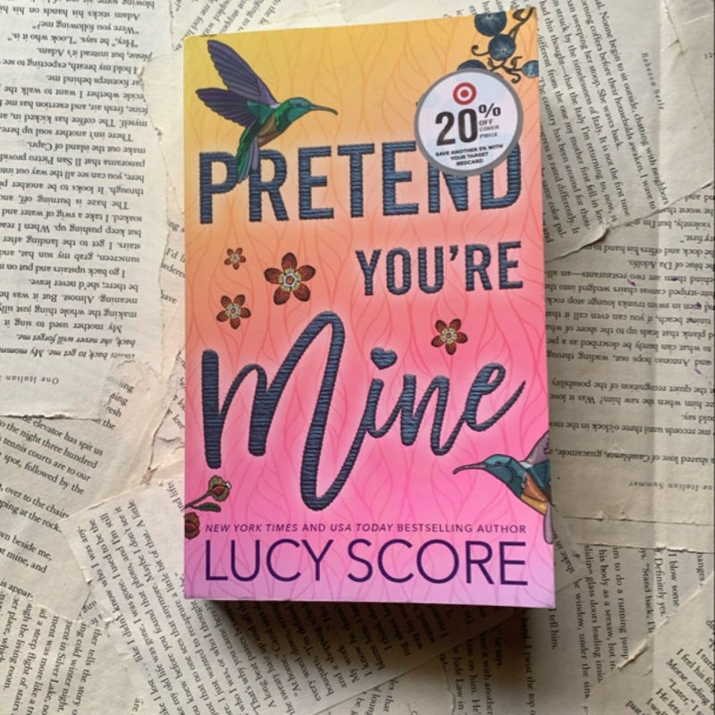 Pretend You're Mine (target sticker is removable !!)