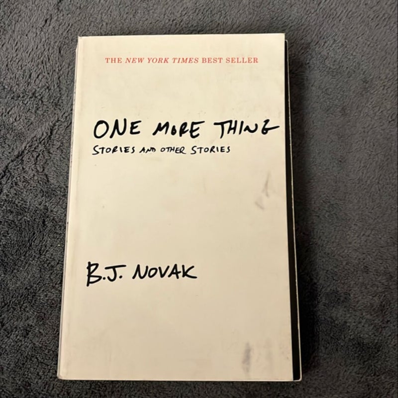 One More Thing