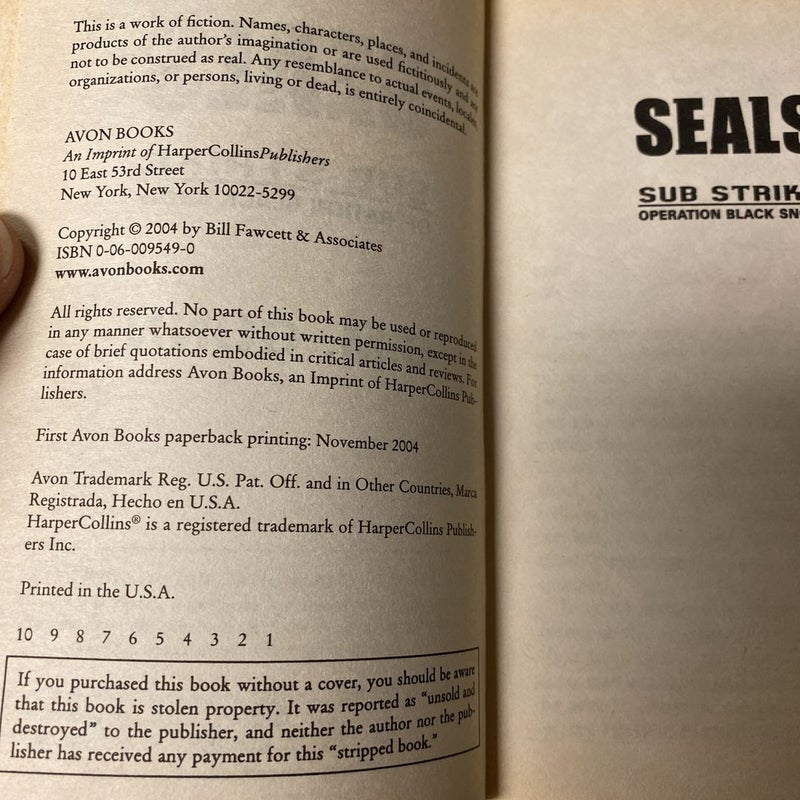 SEALs Sub Strike: Operation Black Snow
