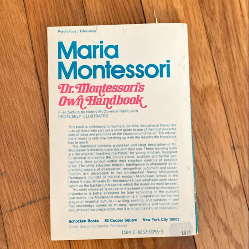 Dr. Montessori's Own Handbook