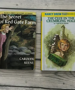 Nancy Drew 22 and 6: the Clue in the Crumbling Wall