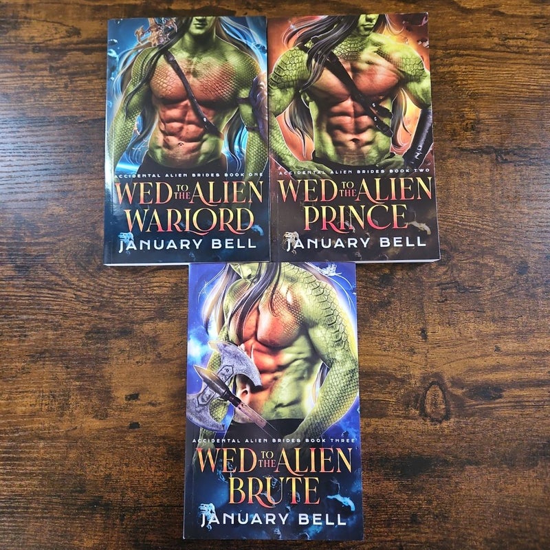 Wed to the Alien Warlord, Wed to the Alien Prince, & Wed to the Alien Brute