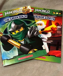 Lego Ninjagq 2-Book Lot (New)