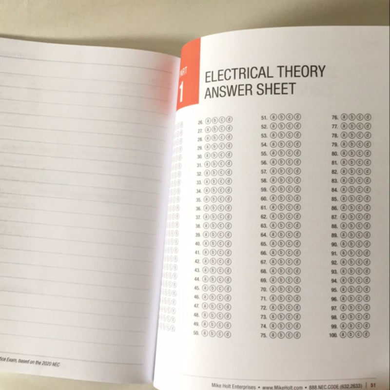 Mike Holt's Journeyman Electrician Practice Exam, Based on 2020 NEC