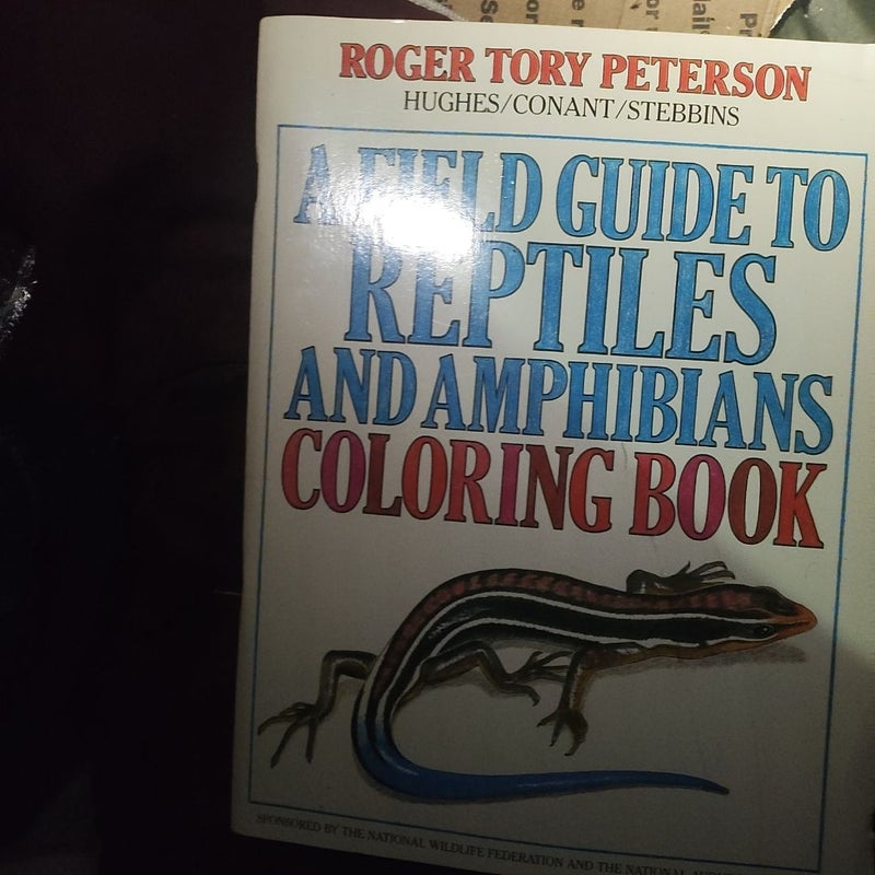 A Field Guide to Reptiles and Amphibians Coloring Book