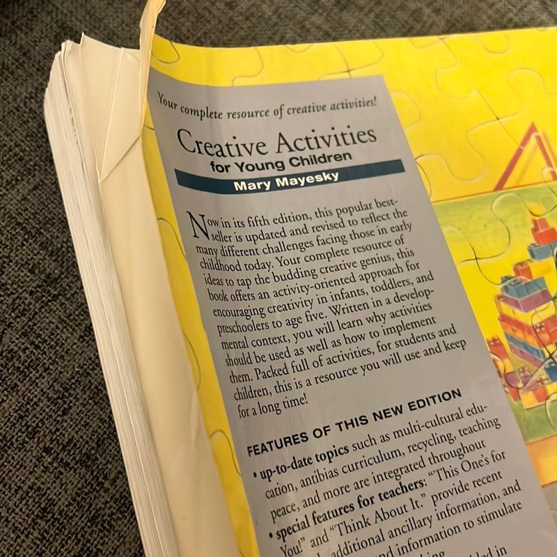 Creative Activities for Young Children