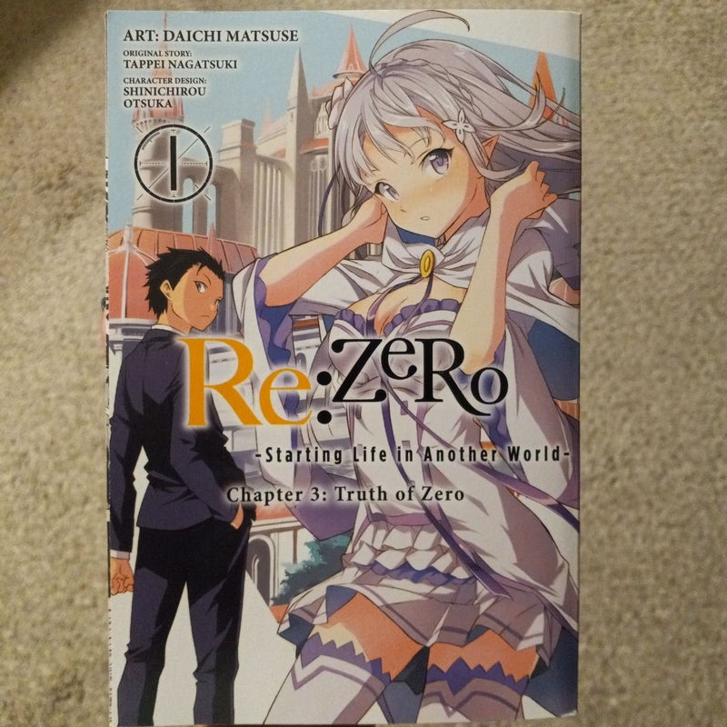 Re:ZERO -Starting Life in Another World-, Chapter 3: Truth of Zero, Vol. 1 (manga)