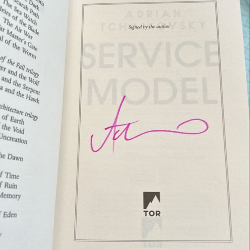 Service Model by Adrian Tchaikovsky, Hardcover | Pangobooks