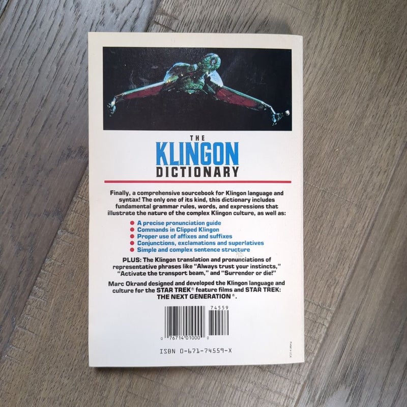 The Klingon Dictionary