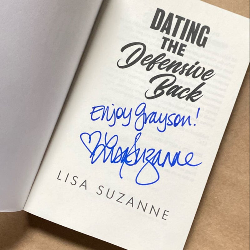 Dating the Defensive Back (Signed Copy)