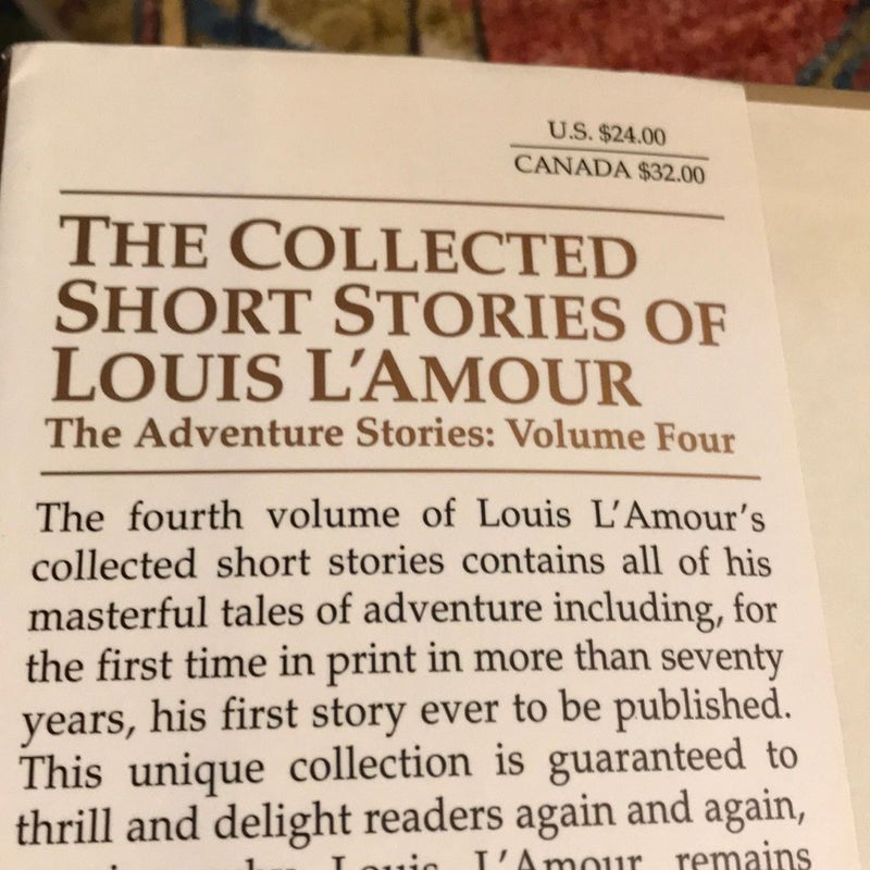 The Collected Short Stories of Louis l'Amour, Volume 4