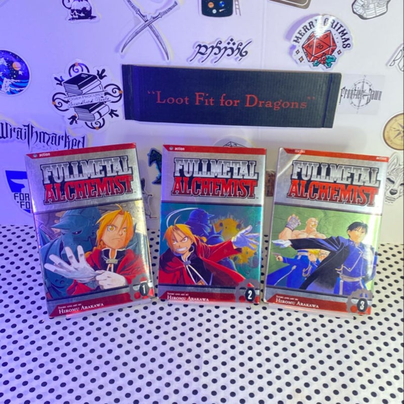 Lot of first three Full Metal Alchemist manga