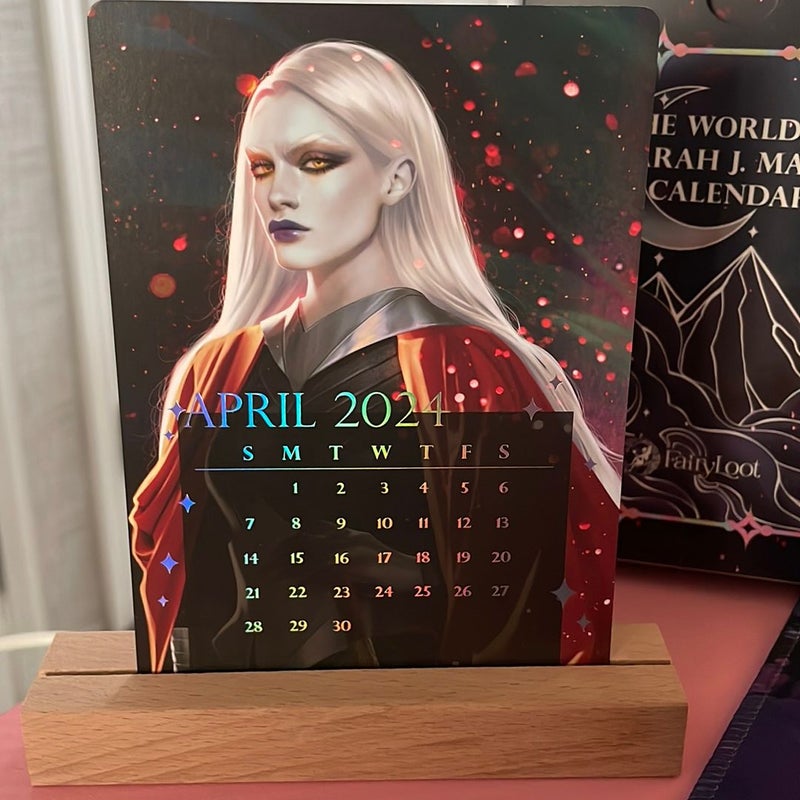 Fairyloot The World of Sarah J Maas 2024 Calendar 