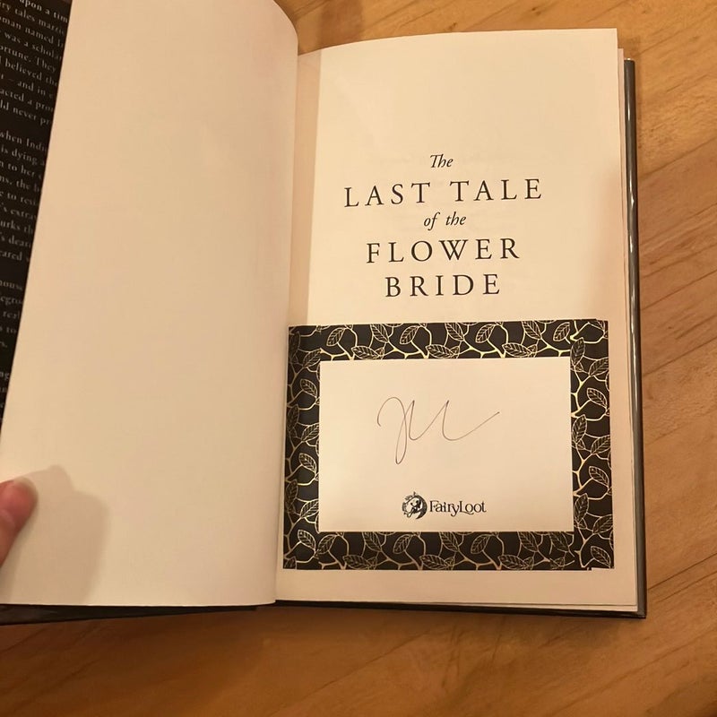 The Last Tale of the Flower Bride (signed bookplate Fairyloot edition)