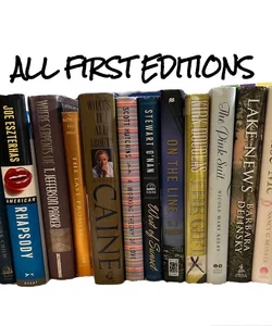 12 FIRST EDITIONS BUNDLE