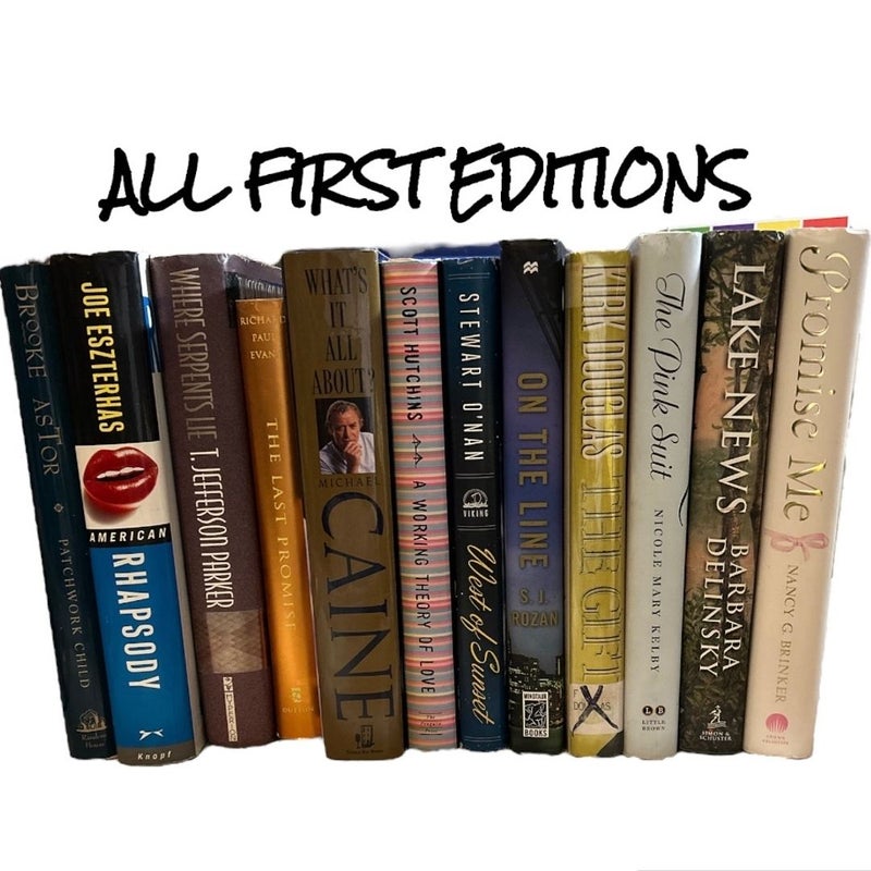 12 FIRST EDITIONS BUNDLE