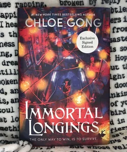 Immortal Longings: Waterstones Exclusive Edition (slight damage, see all photos)
