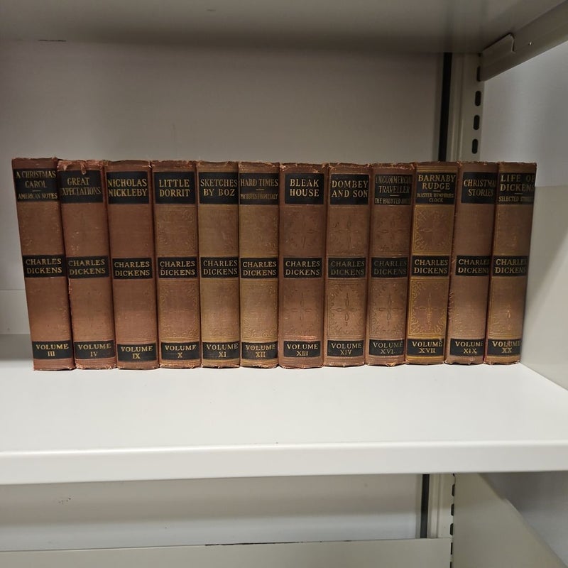 The Works of Charles Dickens (Vintage) 12 Volumes