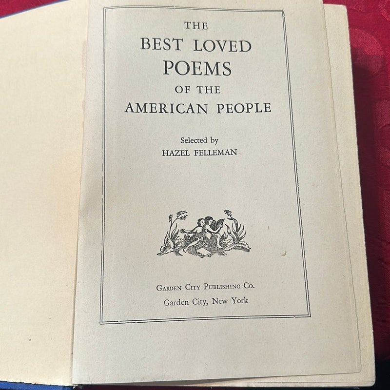 The best loved poems of the American people 