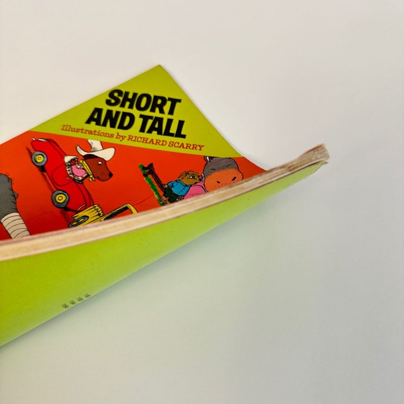 Short and Tall book by Richard Scarry, 1976, 1966, Golden Look Look