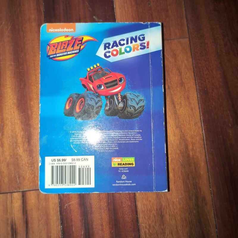 Blaze and the Monster Machines racing colors!