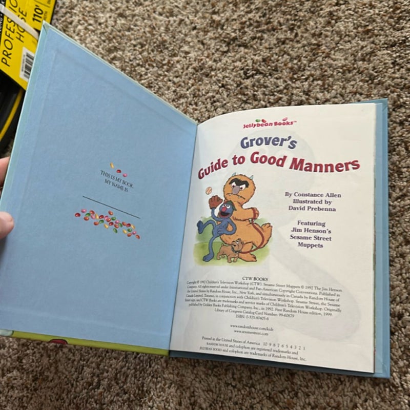 Grover’s guide to good manners 