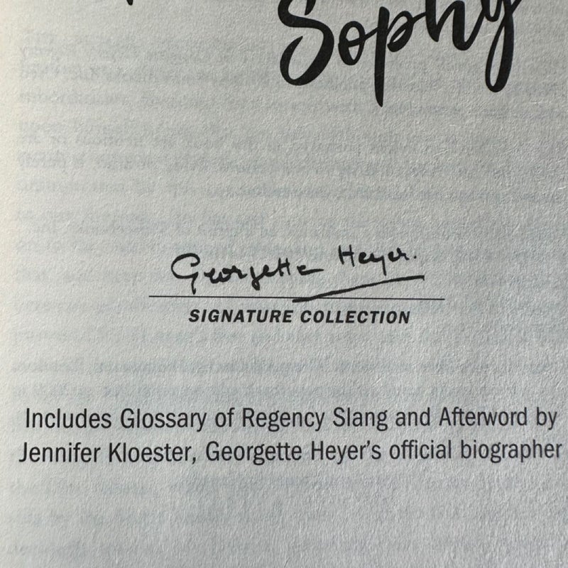 The Grand Sophy - Signed